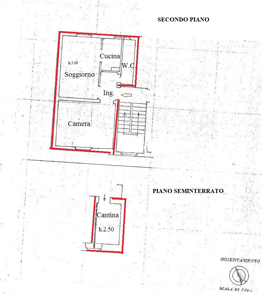 Appartamento in vendita, rif. R/706 (Planimetria 1/1)