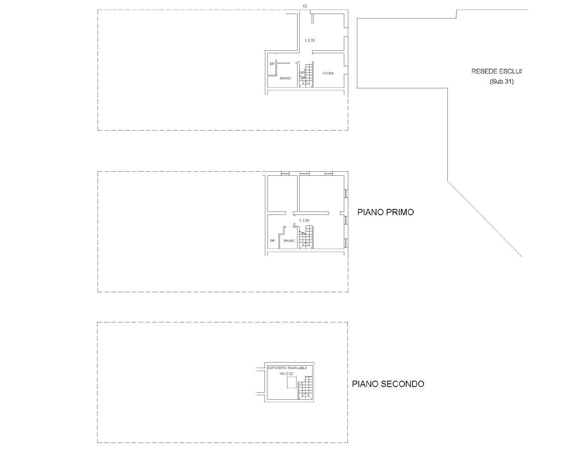 Portion of house for sale, ref. R/617 (Plan 1/2)