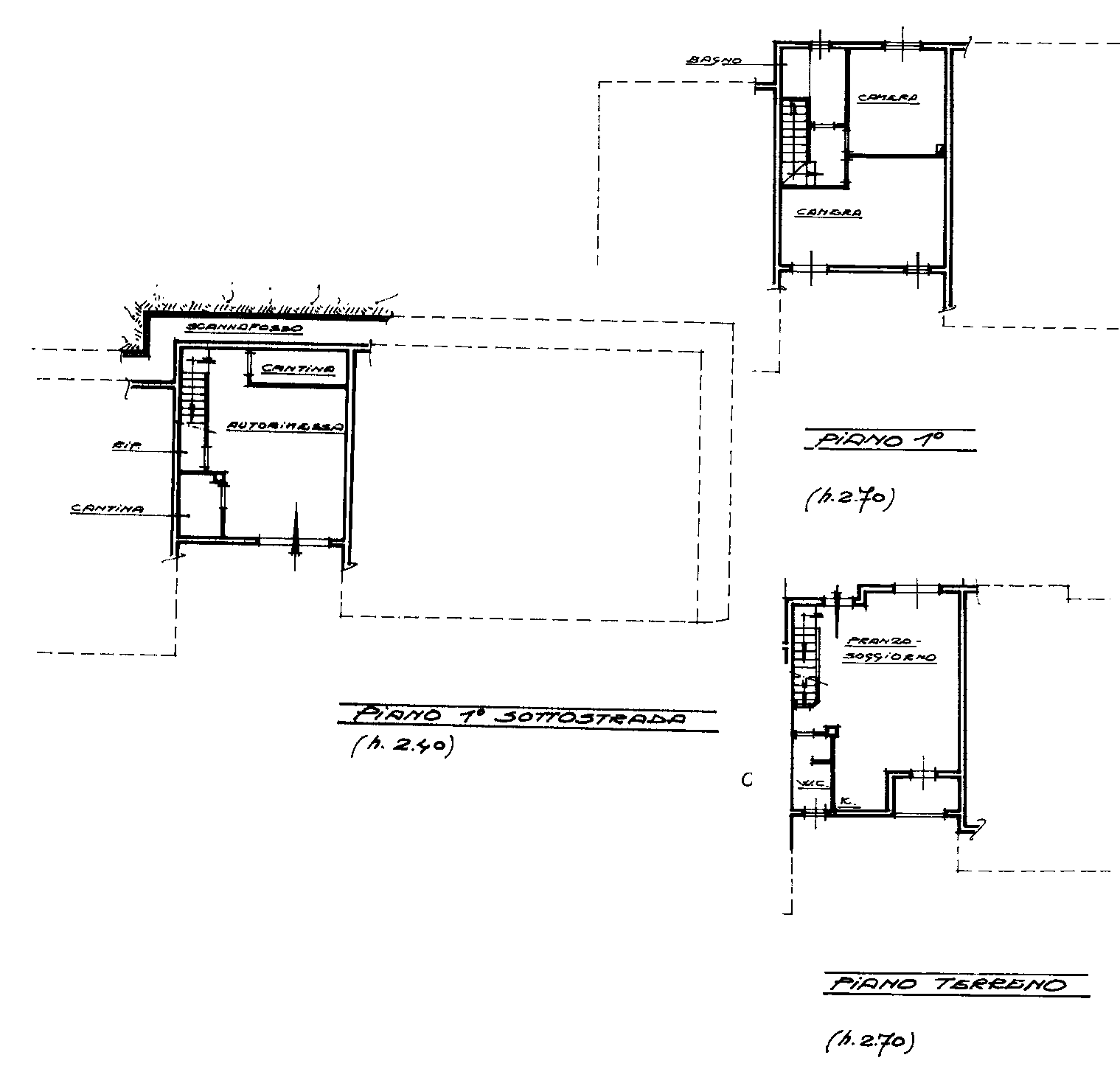 Townhouses for sale, ref. 890 (Plan 1/2)