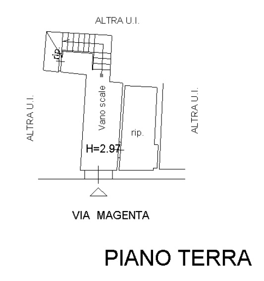 Appartamento in vendita, rif. p754v (Planimetria 2/2)