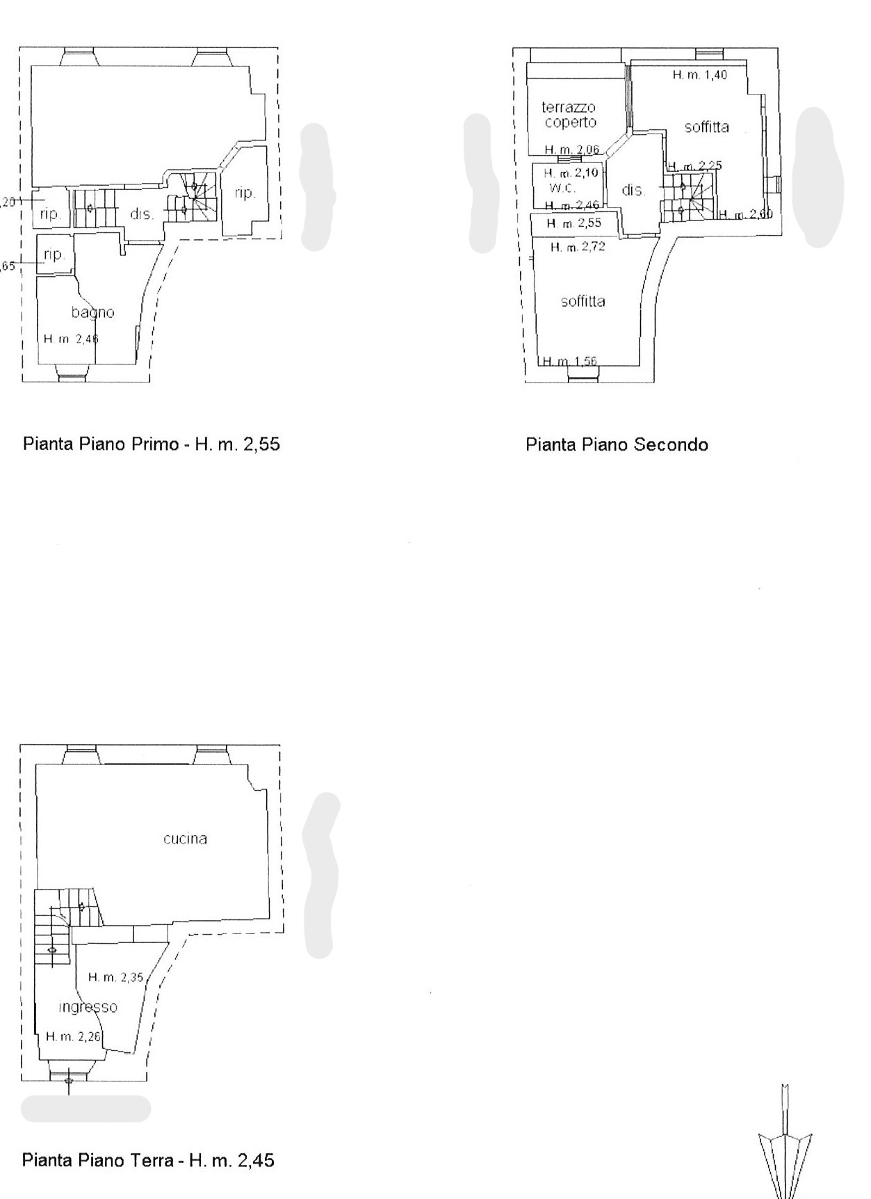 Planimetria 1/1 per rif. trc bov 89