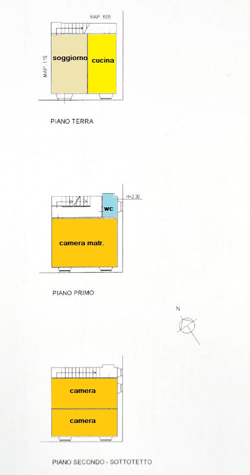 Terratetto in vendita, rif. 5323-CC (Planimetria 1/1)