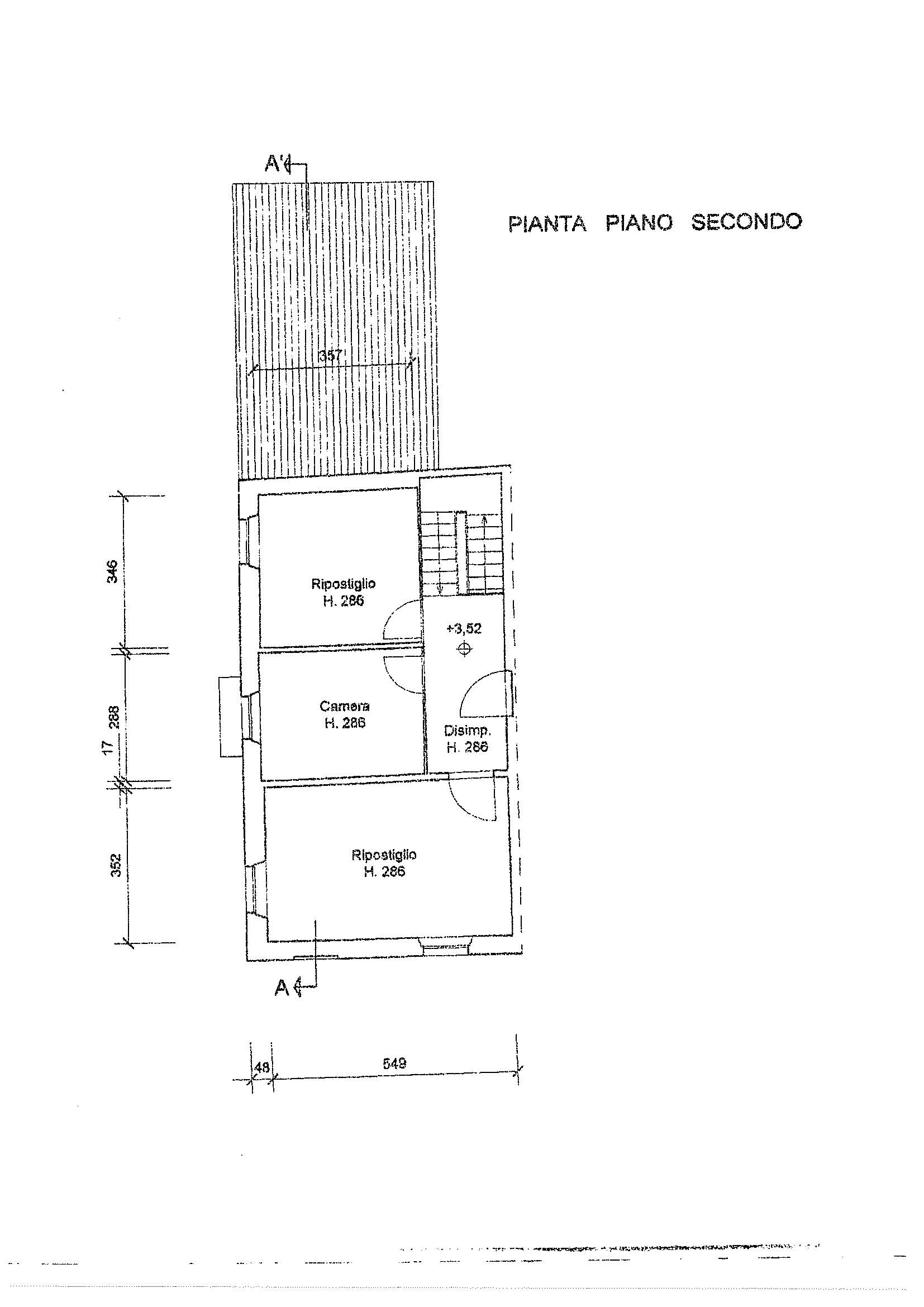 Casa semindipendente in vendita, rif. 1447-CC (Planimetria 3/5)