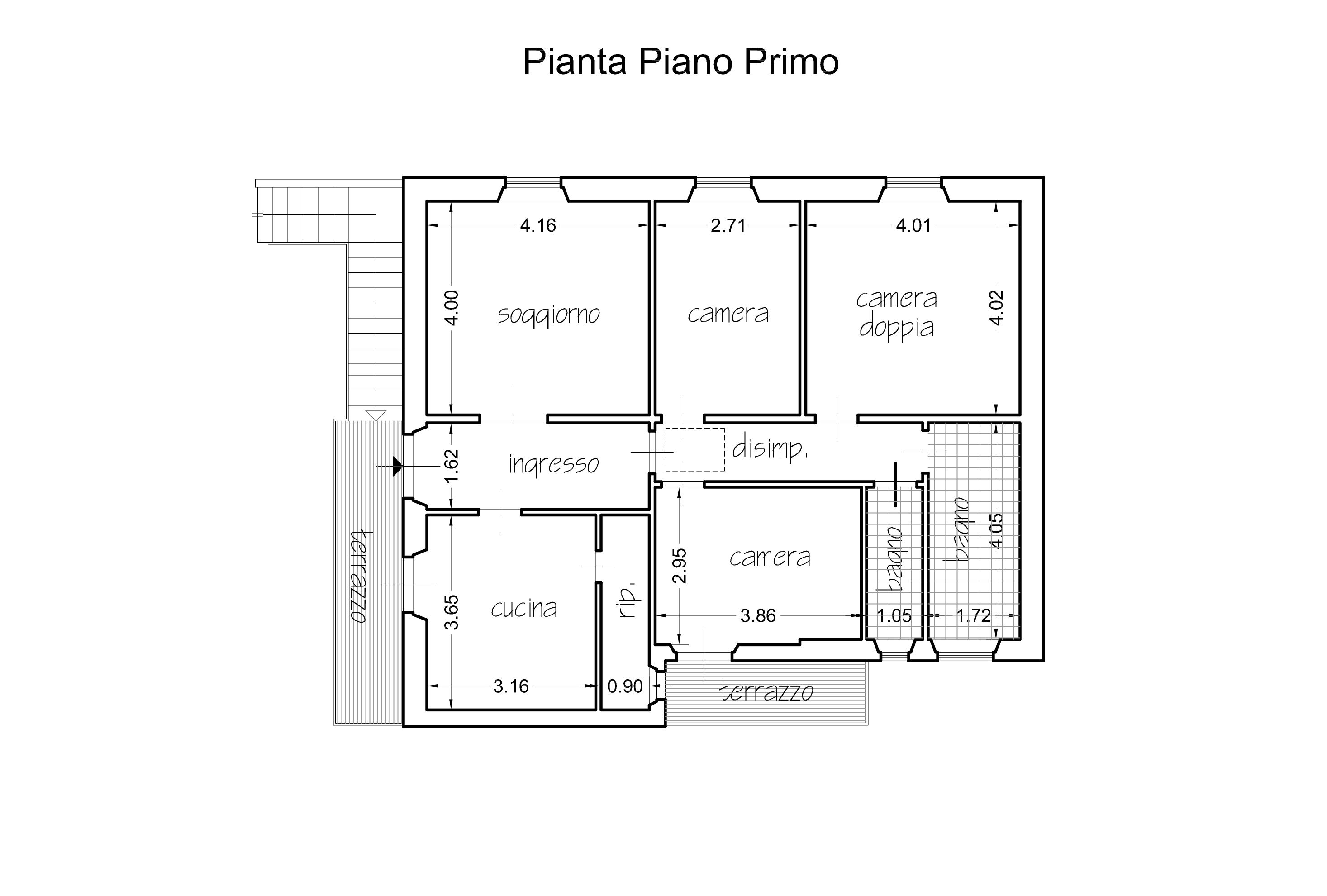 Appartamento in vendita, rif. IA5964V (Planimetria 1/2)
