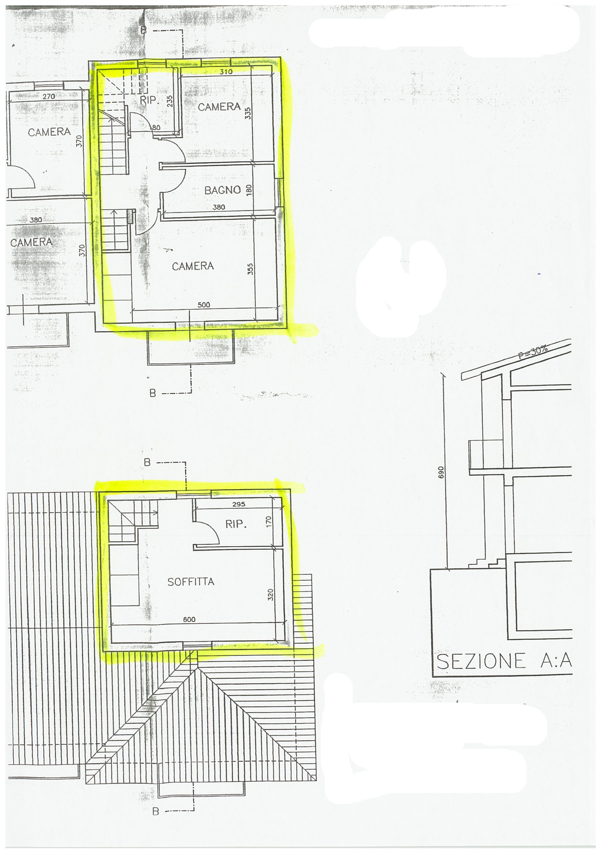 Planimetria 2/3 per rif. 67447