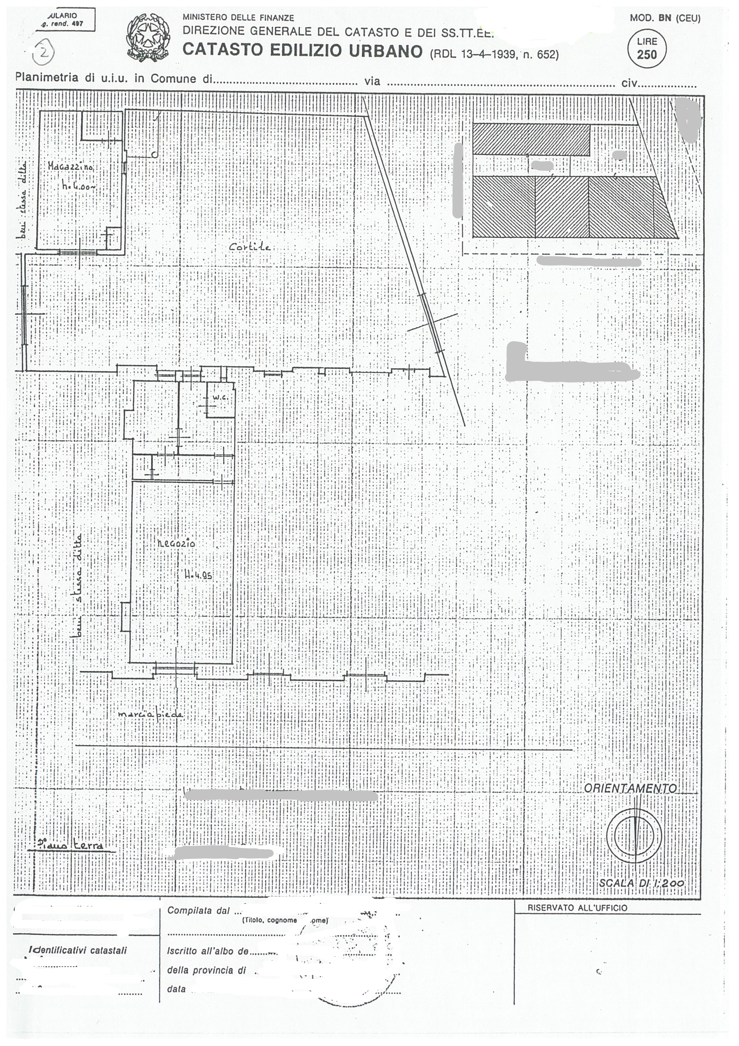 Planimetria 1/1 per rif. 67653