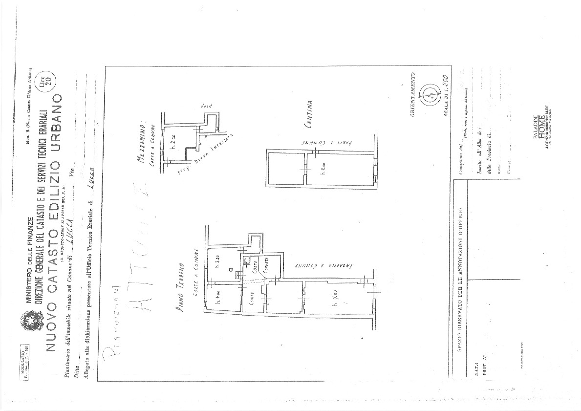 Planimetria 1/1 per rif. 66086