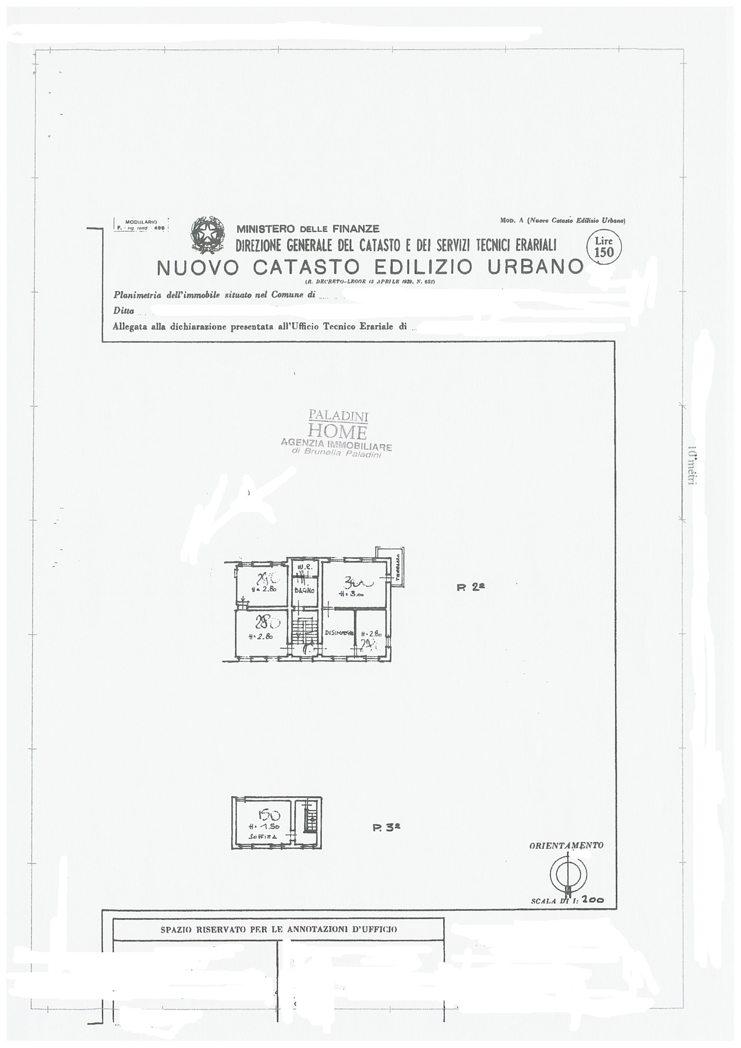 Planimetria 2/2 per rif. 67405