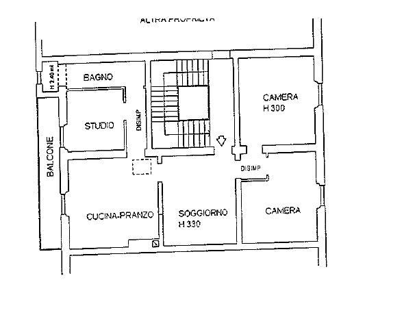 Appartamento in vendita, rif. 276 (Planimetria 1/1)