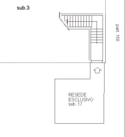 Appartamento in vendita, rif. 284 (Planimetria 3/3)