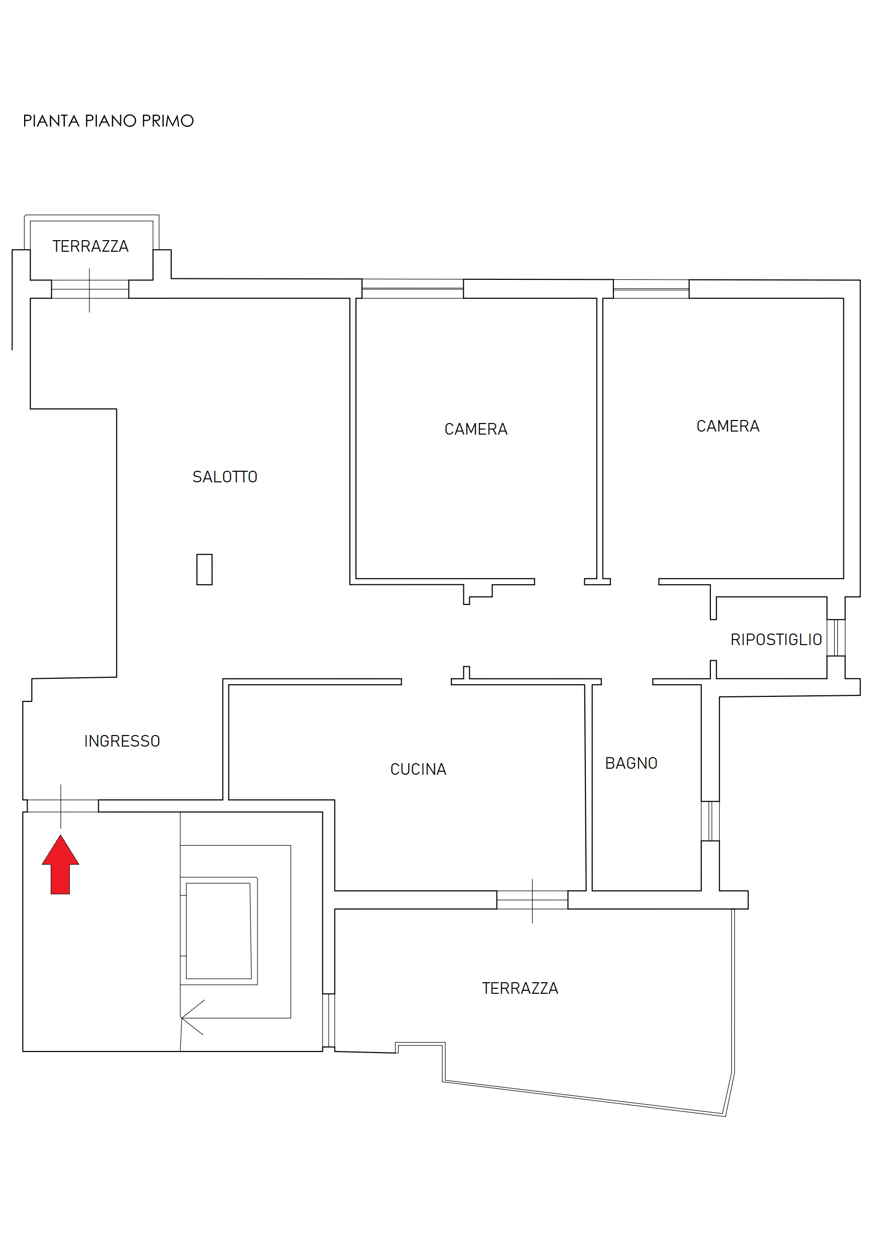 Appartamento in vendita, rif. B/312 (Planimetria 1/1)