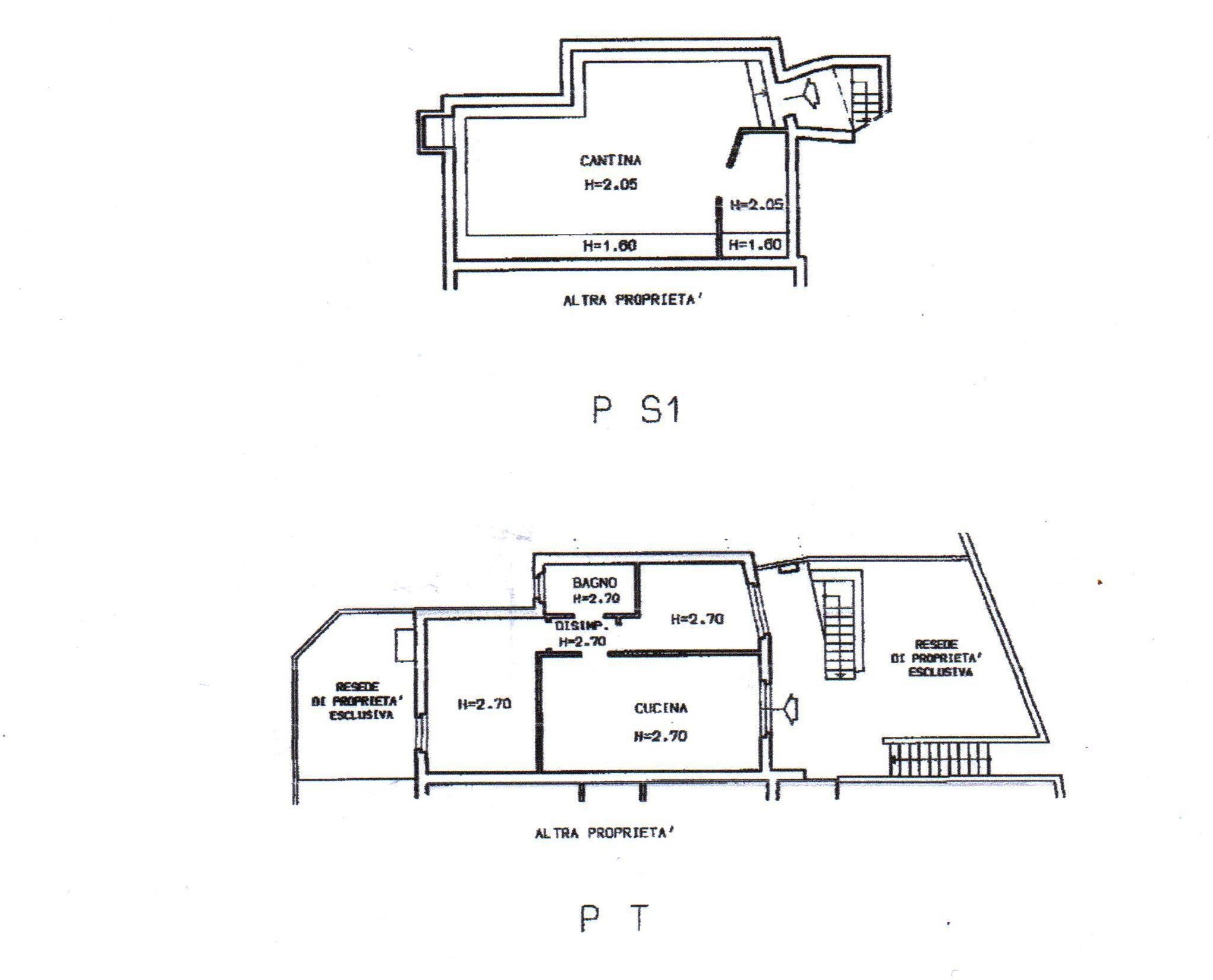 Appartamento in vendita, rif. A781 (Planimetria 1/1)