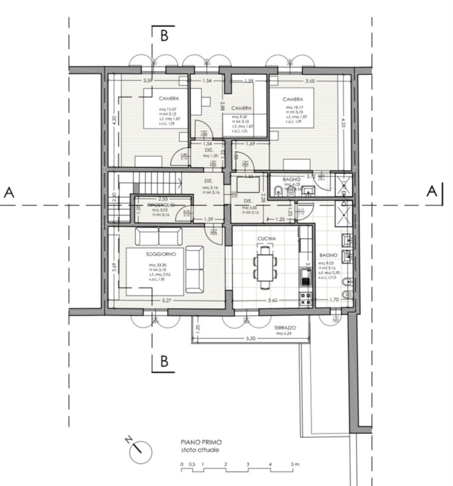 Appartamento in vendita, rif. K214 (Planimetria 1/1)