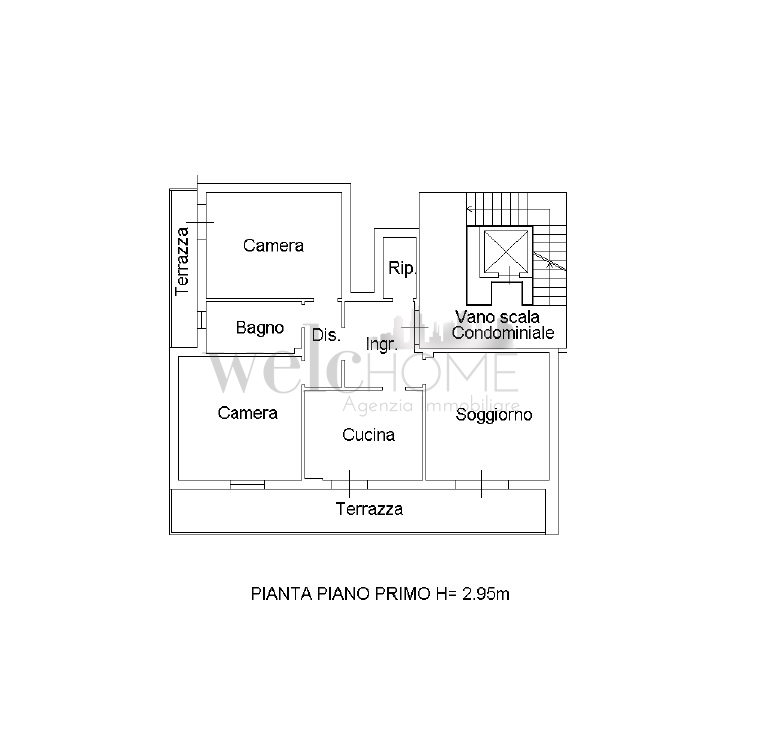 Appartamento in vendita, rif. K330 (Planimetria 1/1)