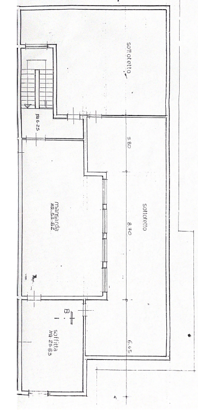 Casa semindipendente in vendita, rif. M/0353 (Planimetria 2/2)