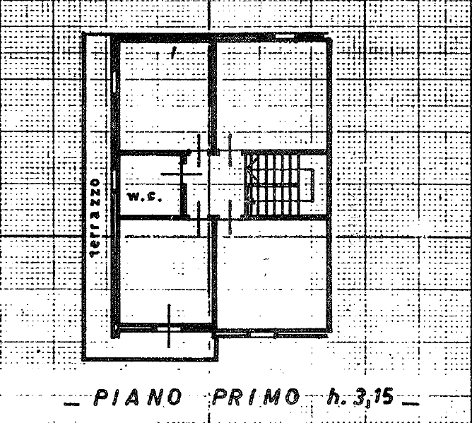 Villetta a schiera angolare in vendita, rif. F/0482 (Planimetria 2/2)