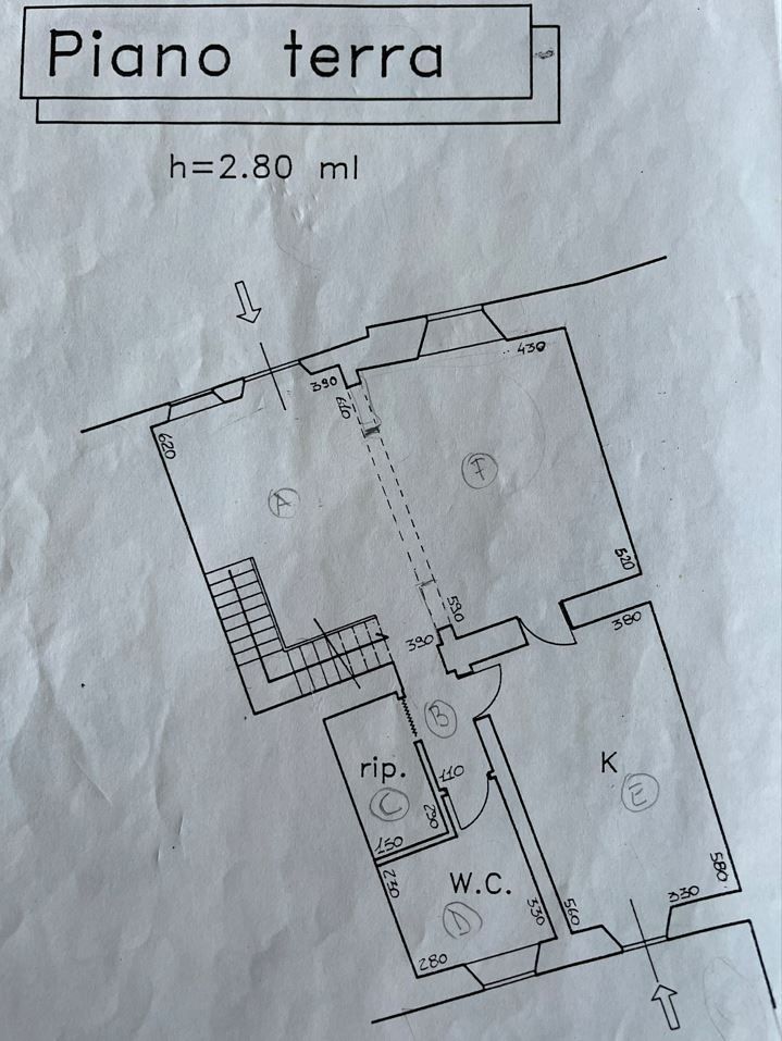 Planimetria 1/1 per rif. M/0388