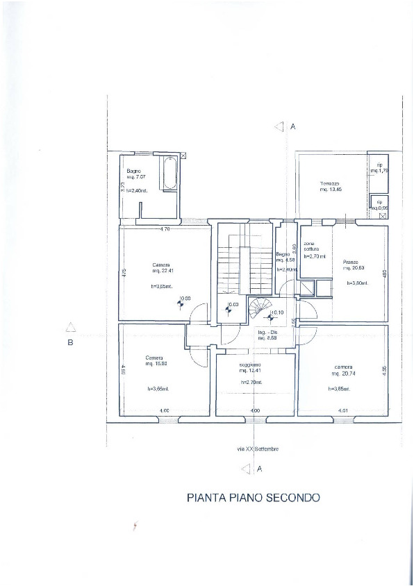 Appartamento in vendita, rif. G/0010 (Planimetria 1/1)
