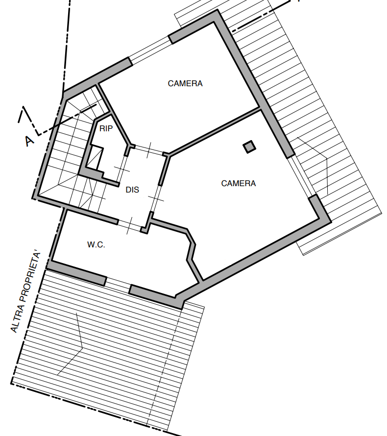 Villetta bifamiliare in vendita, rif. F/0538 (Planimetria 2/5)