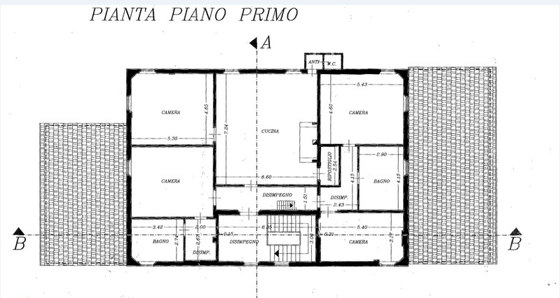 Villa in vendita, rif. P/0228 (Planimetria 2/4)