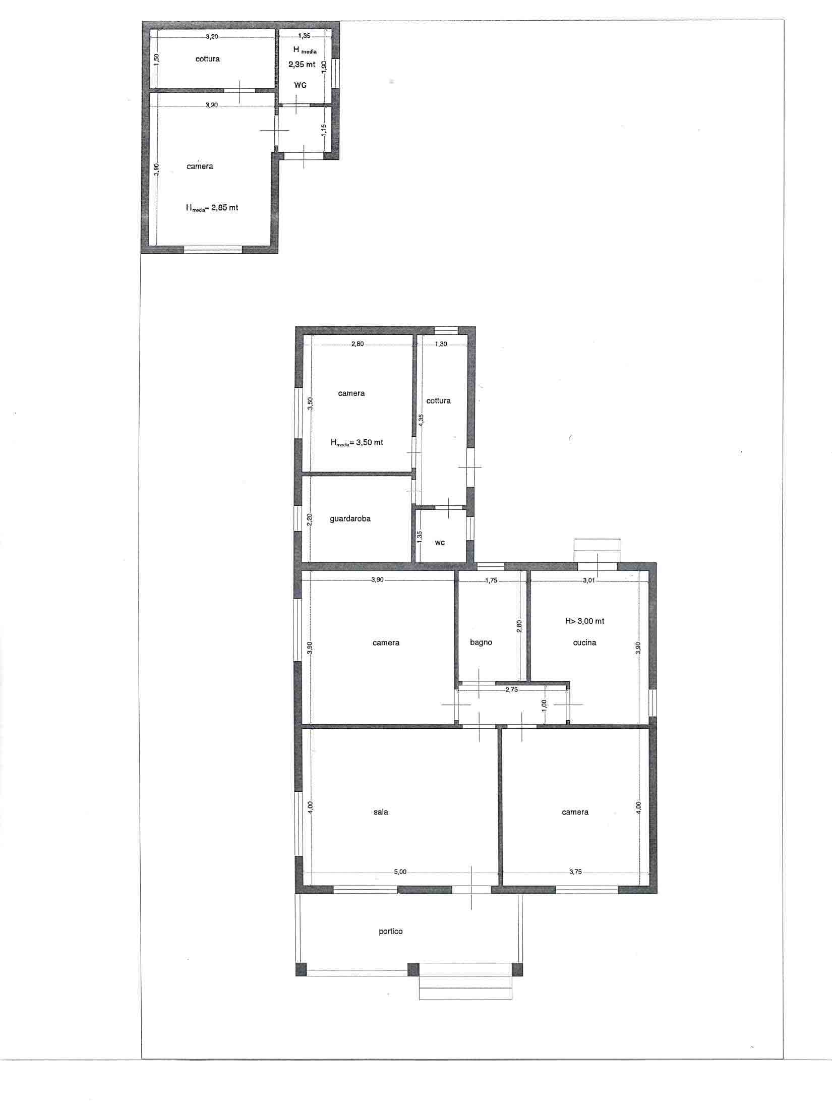 Casa singola in vendita, rif. 27628 (Planimetria 1/1)
