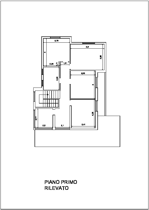 Casa singola in vendita, rif. 28038 (Planimetria 1/2)