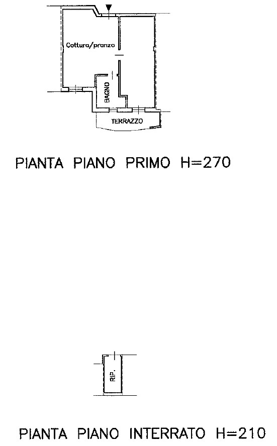 Planimetria 1/1 per rif. D2310