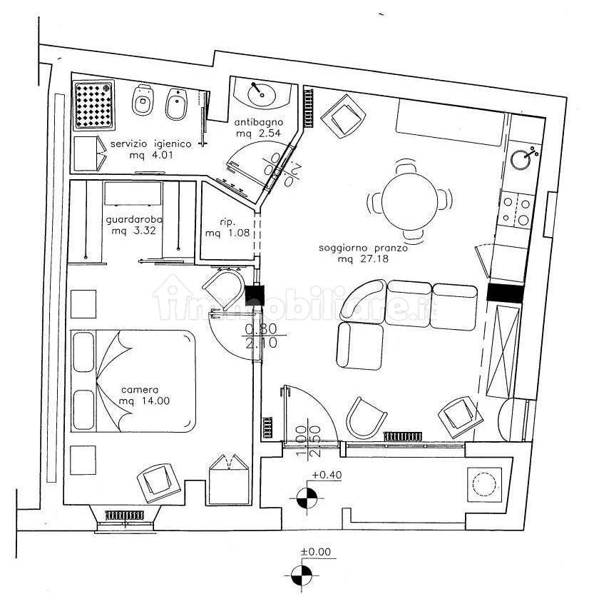 Appartamento in vendita, rif. 182 (Planimetria 1/1)