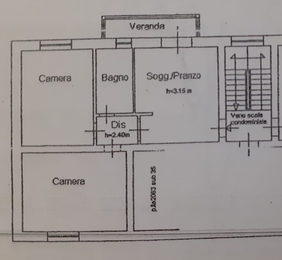 Appartamento in vendita, rif. M60 (Planimetria 1/1)
