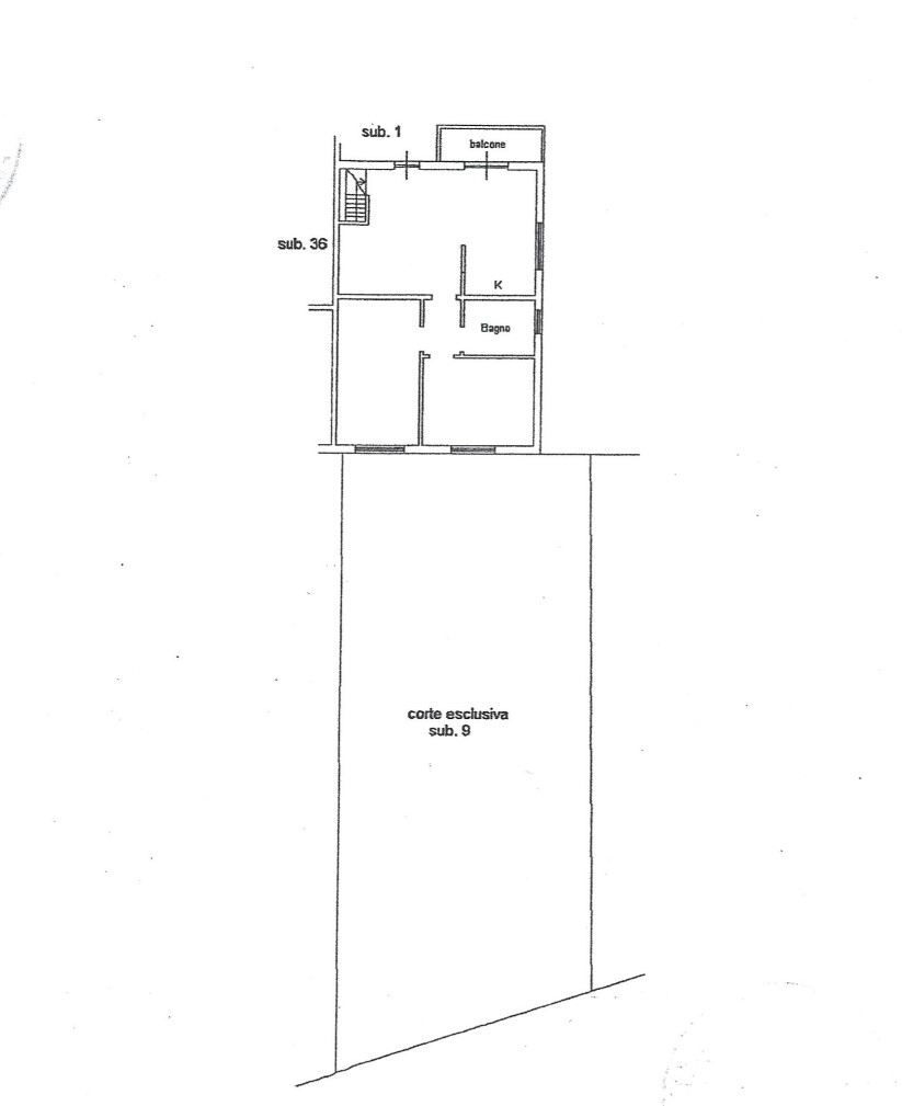 Appartamento in vendita, rif. SA19 (Planimetria 1/1)