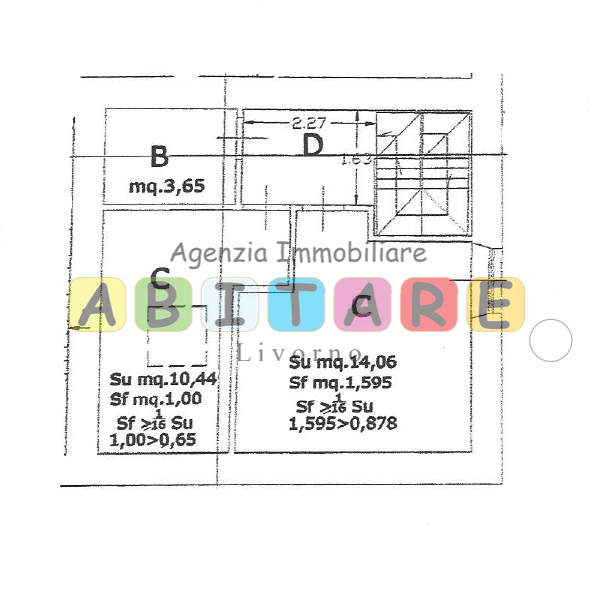 Appartamento in vendita, rif. B93 (Planimetria 2/2)