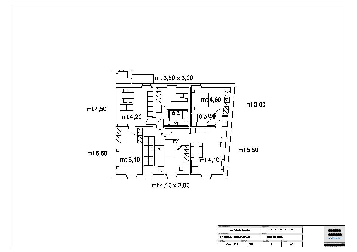 Appartamento in vendita, rif. M12 (Planimetria 1/1)