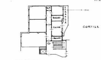Appartamento in vendita, rif. M23 (Planimetria 1/1)