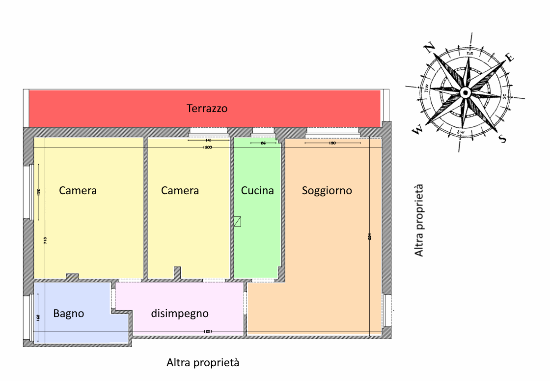 Planimetria 1/1 per rif. 19.86
