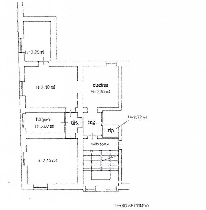 Appartamento in vendita, rif. 390 (Planimetria 1/1)
