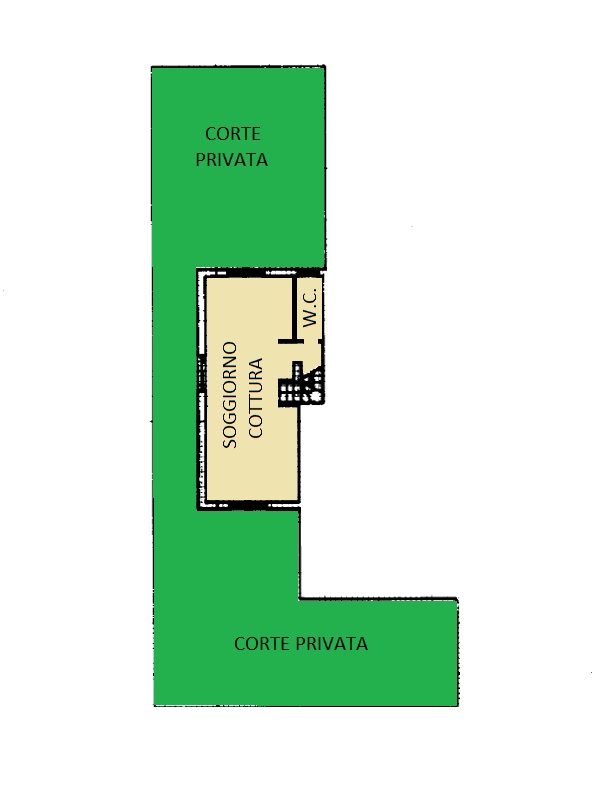 Villetta trifamiliare in vendita, rif. 330 (Planimetria 1/3)