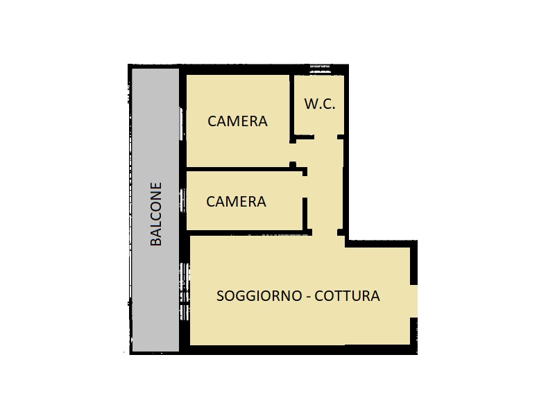 Appartamento in vendita, rif. 534 (Planimetria 1/1)