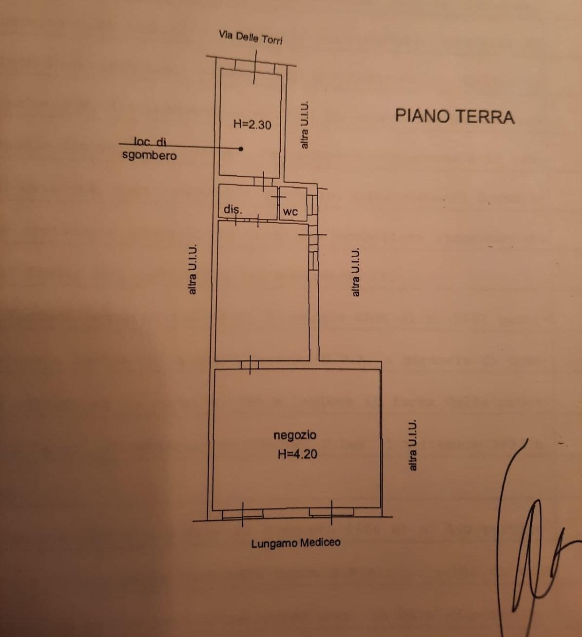 Negozio in affitto commerciale a Pisa