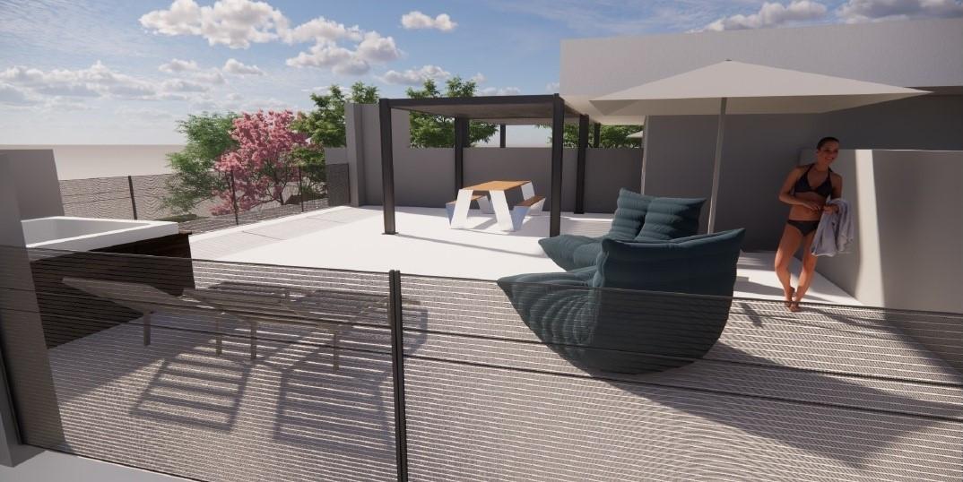Angular terraced house for sale in Massa