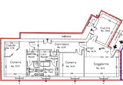 Appartamento in vendita a Carrara (MS)