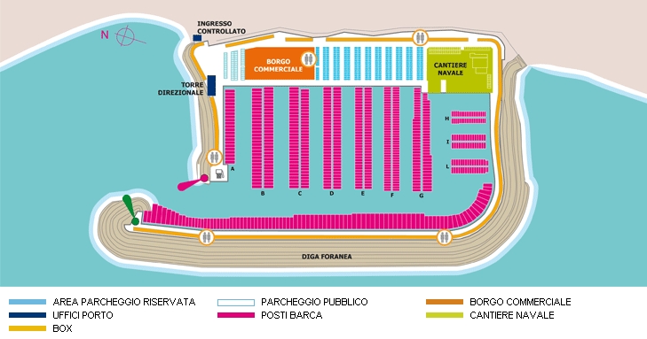Posti Barca -  Vendita e affitto posti barca Marina Cala De’ Medici